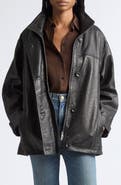 Jamie Haller Minimal Leather Anorak Jacket