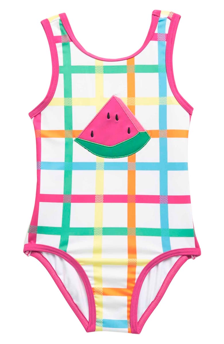 Harper Canyon Kids' 3D Pop One-Piece Swimsuit, Main, color, 