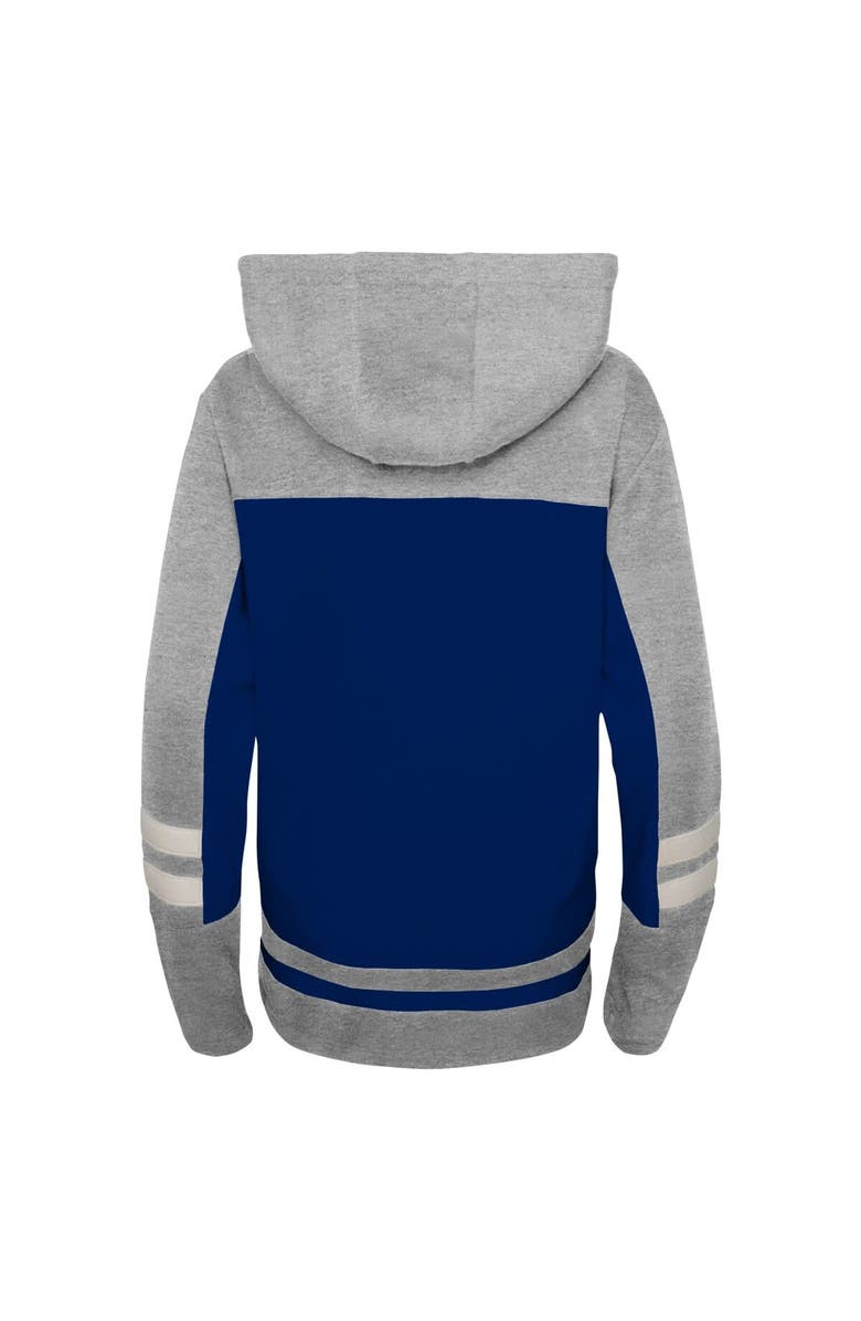 Outerstuff Preschool Blue Tampa Bay Lightning Ageless Revisited Lace-Up V-Neck Pullover Hoodie, Alternate, color, Blue