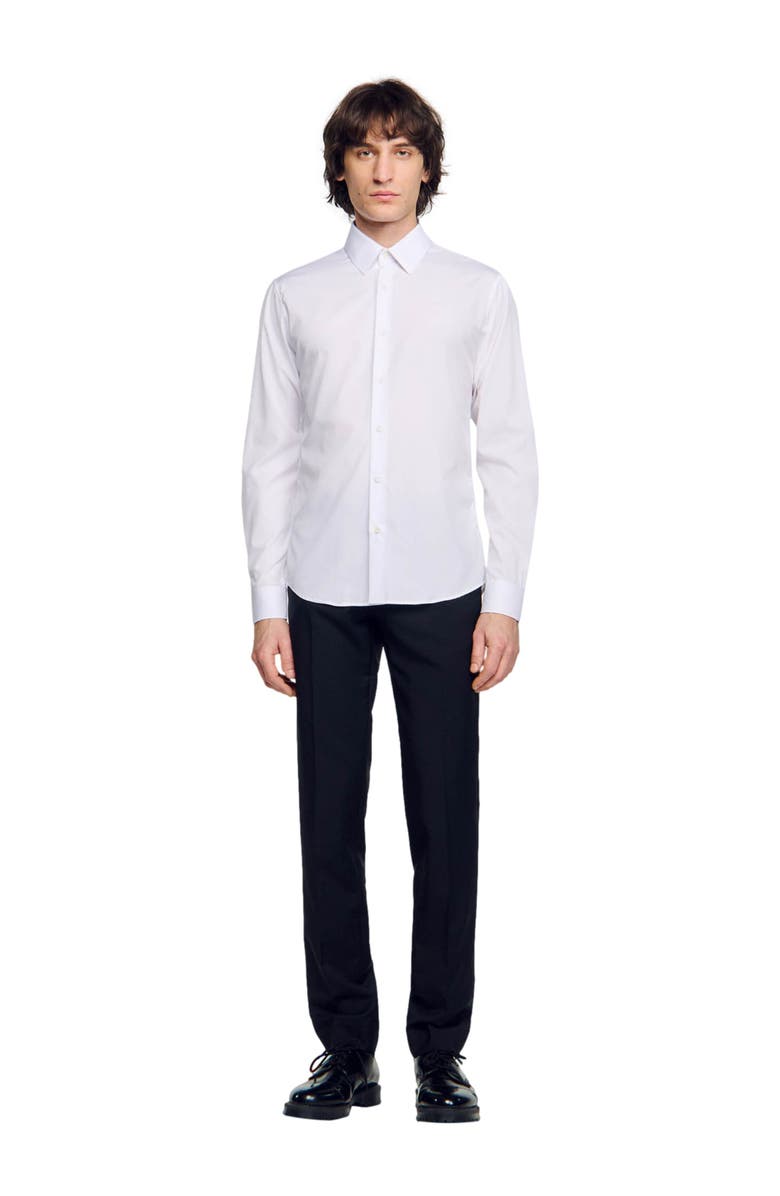 SANDRO Plain shirt, Alternate, color,
