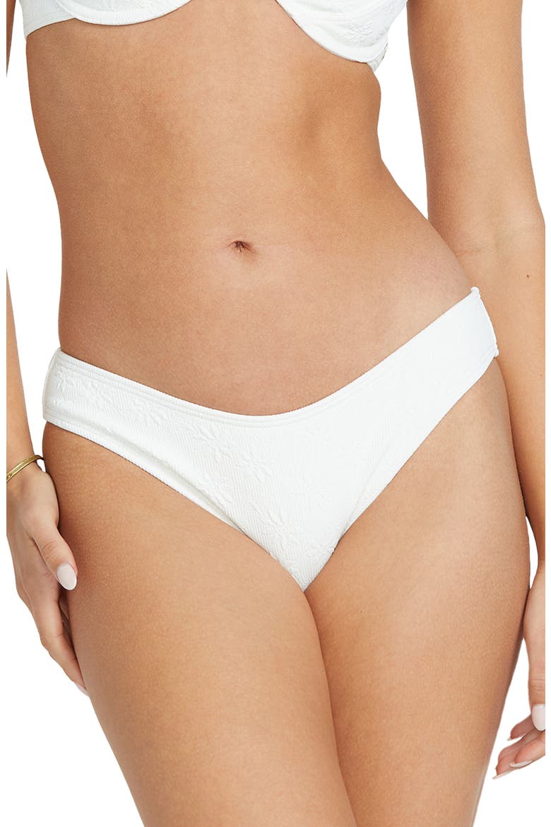Salt & Sol Bondi Textured Bikini Bottoms, Main, color, SALT CRYSTAL