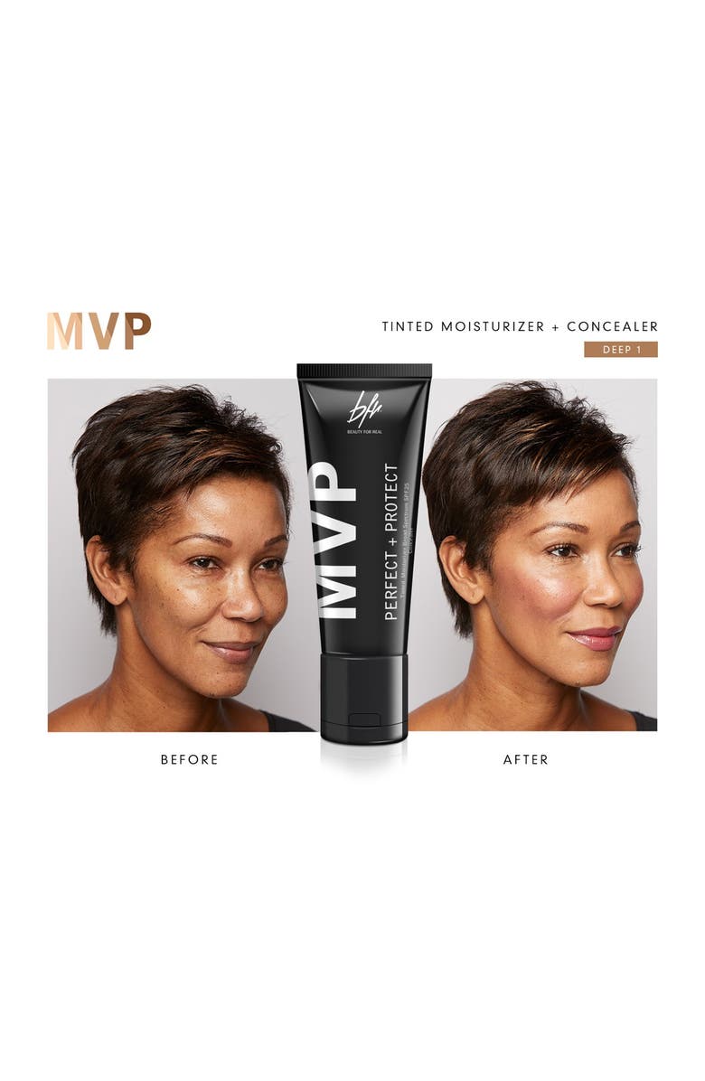 BEAUTY FOR REAL MVP Perfect+Protect 2-IN-1 SPF25 Tinted Moisturizer and Concealer - Deep #1, Alternate, color, 