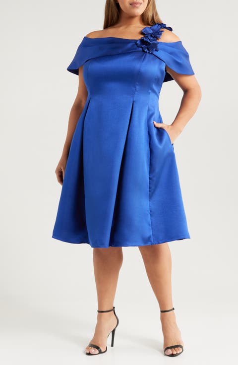 Mikado Sheath Cocktail Dress
