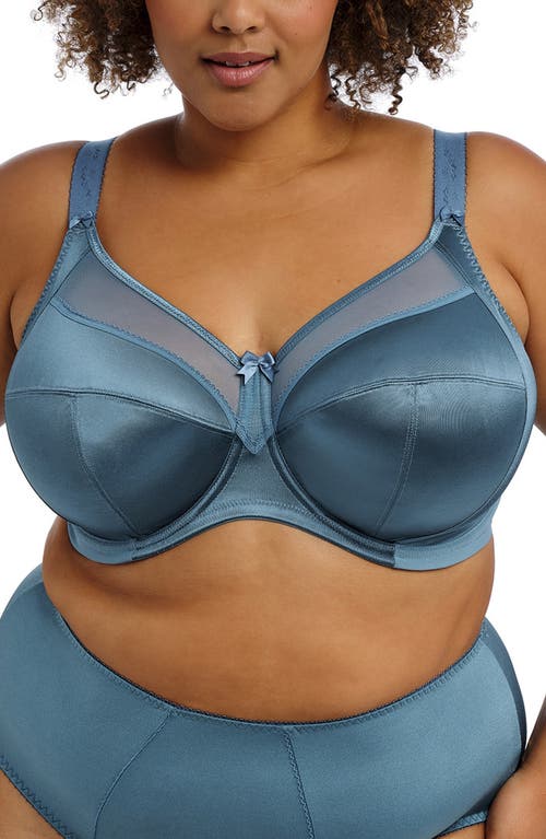 Goddess Keira Full Figure Underwire Bra In Blue