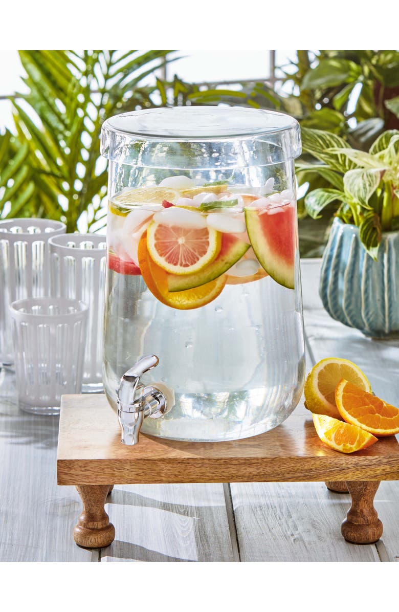tag Clear 192oz Drink Dispenser Beverage Server for Parties, Alternate, color, Clear