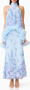 Elliatt Tulsia Floral Georgette Gown