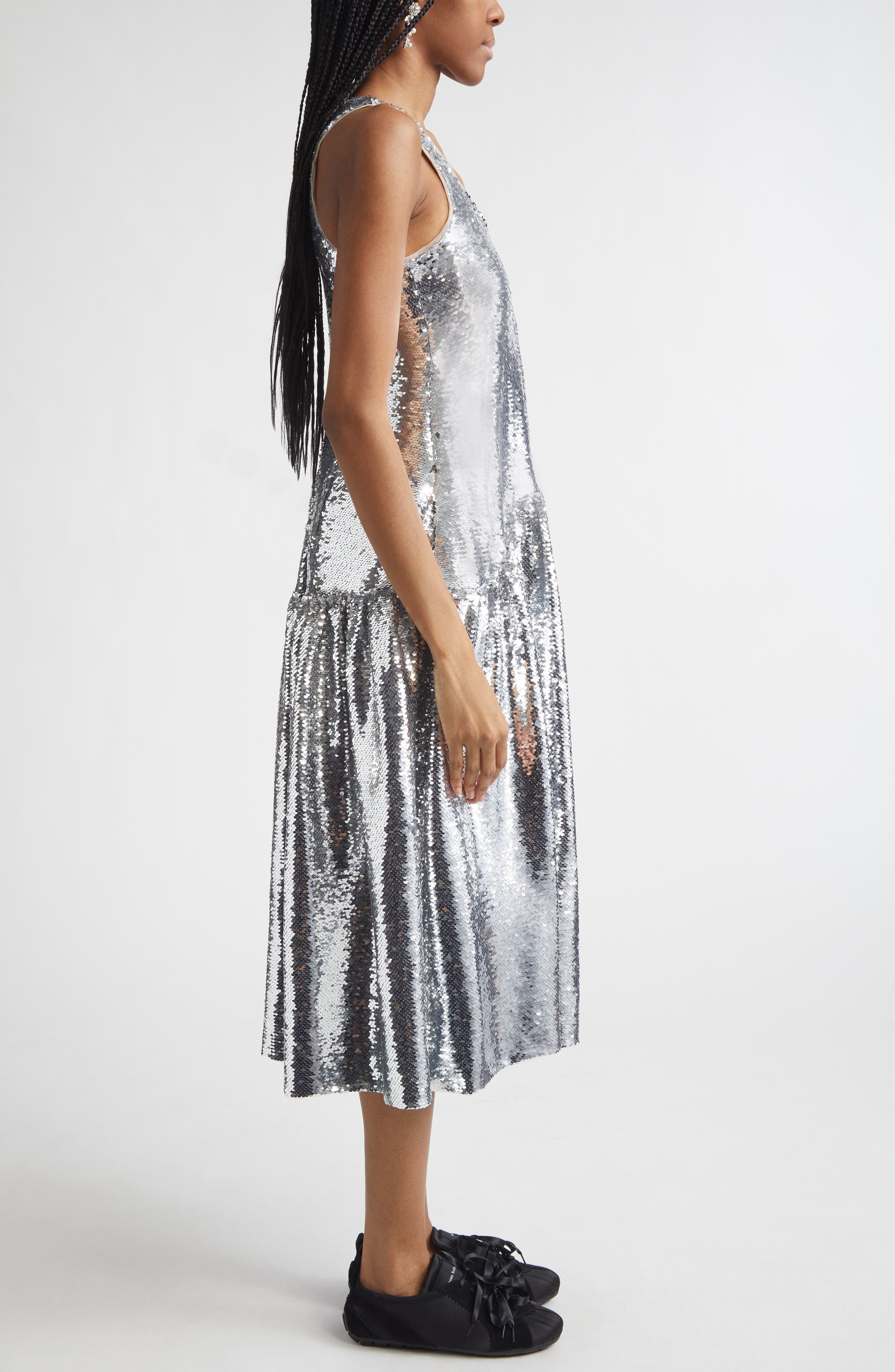flounce london sequin dress Flounce London Sequin Mini Dress In Gold Pattern, $26 | Asos