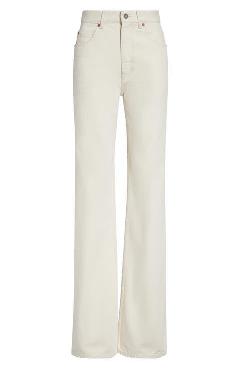 '70s High Waist Bootcut Jeans (Almond Milk)