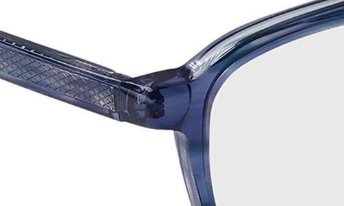 Eyebobs Well Done 52mm Blue Light Blocking Square Reading Glasses In Blue