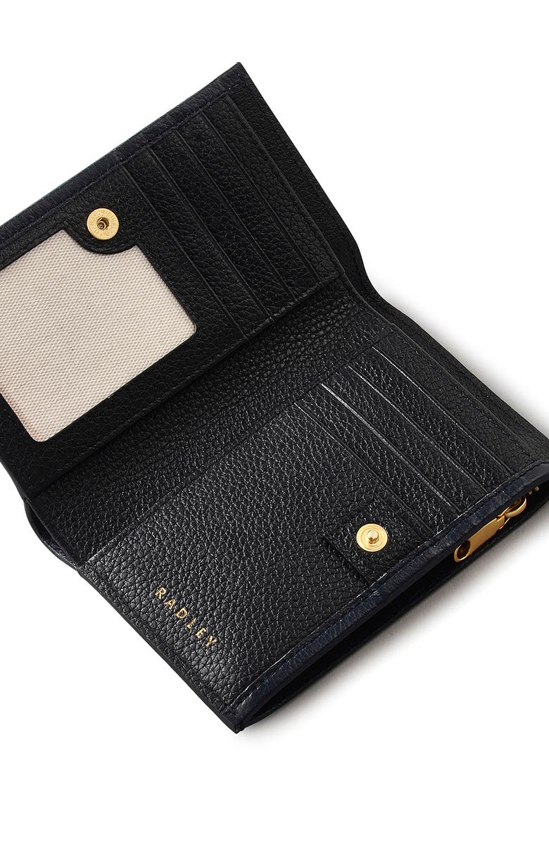 Radley Leather Bifold Wallet, Alternate, color, Ink