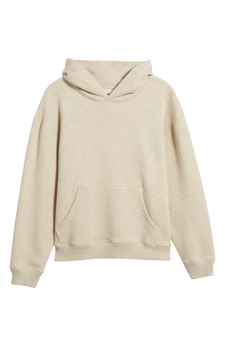 Elwood Core Oversize Organic Cotton Brushed Terry Hoodie, Alternate, color, Vintage Oatmeal