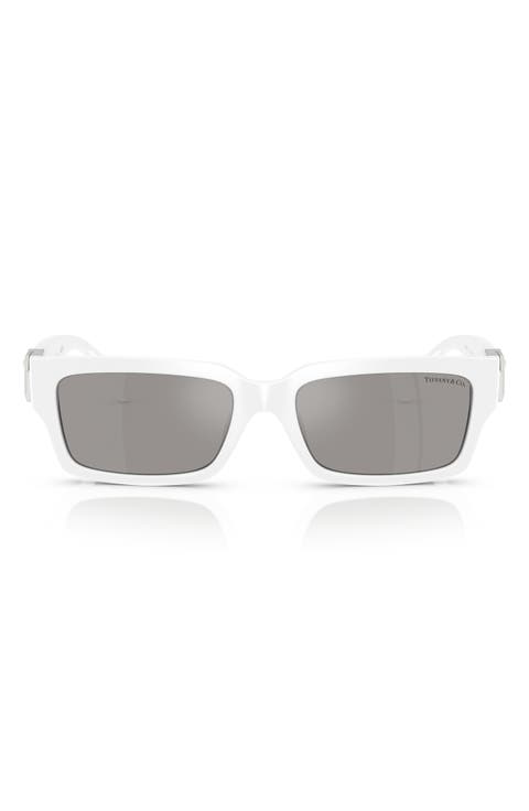 56mm Rectangular Sunglasses