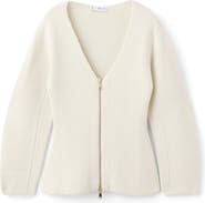 MANGO Zip Front Cardigan