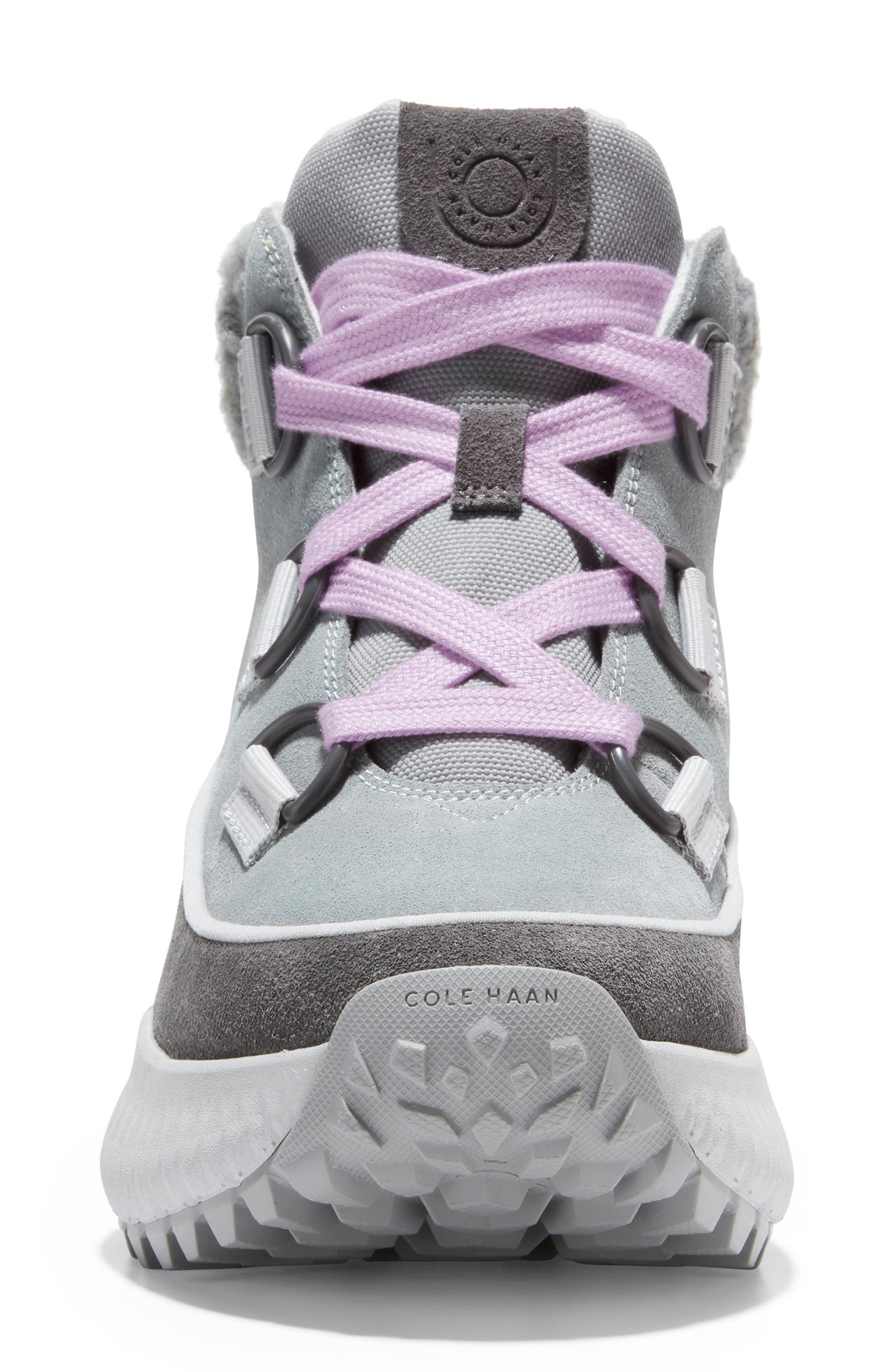 Cole Haan Zerogrand Flurry Faux Shearling Trimmed Hiker Boot, Alternate, color, 