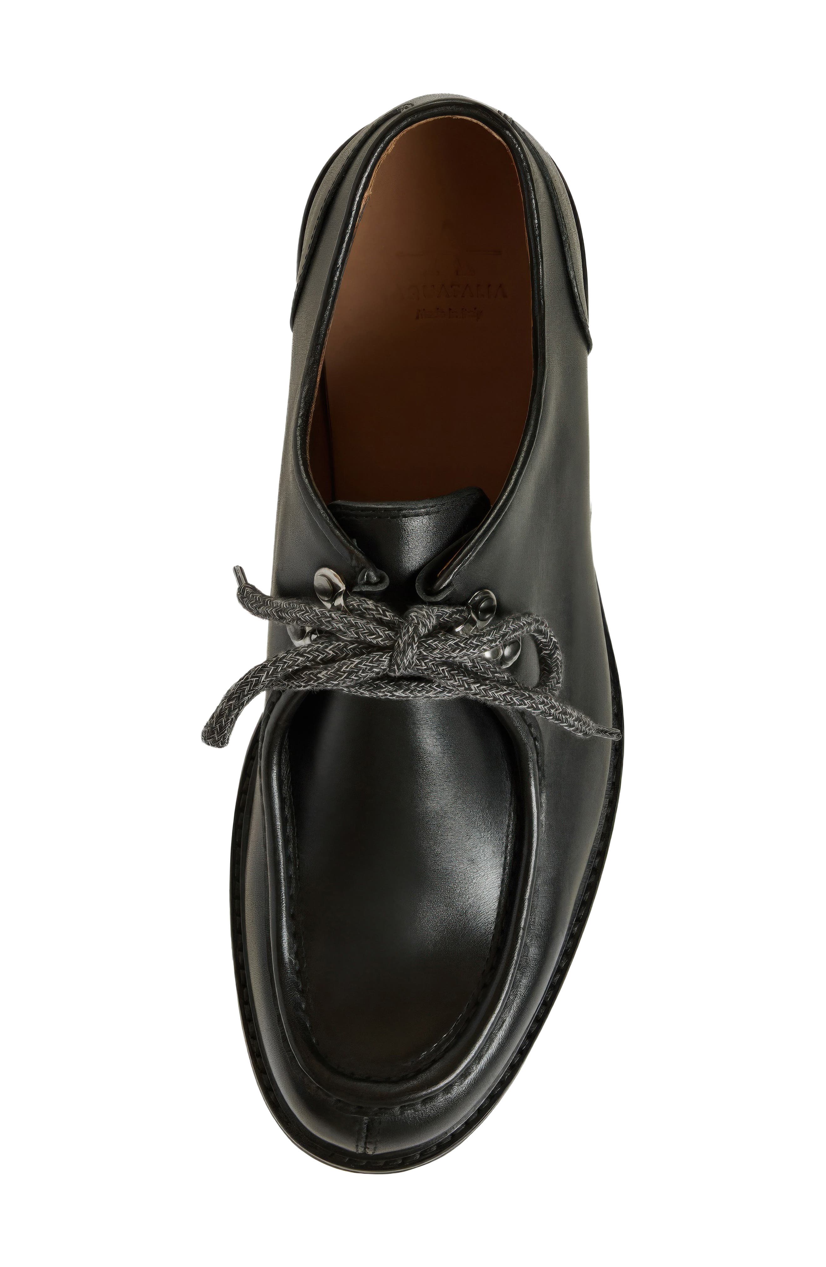 Artic Weatherproof Lugged Lace-Up Shoe, Alternate, color, BLACK