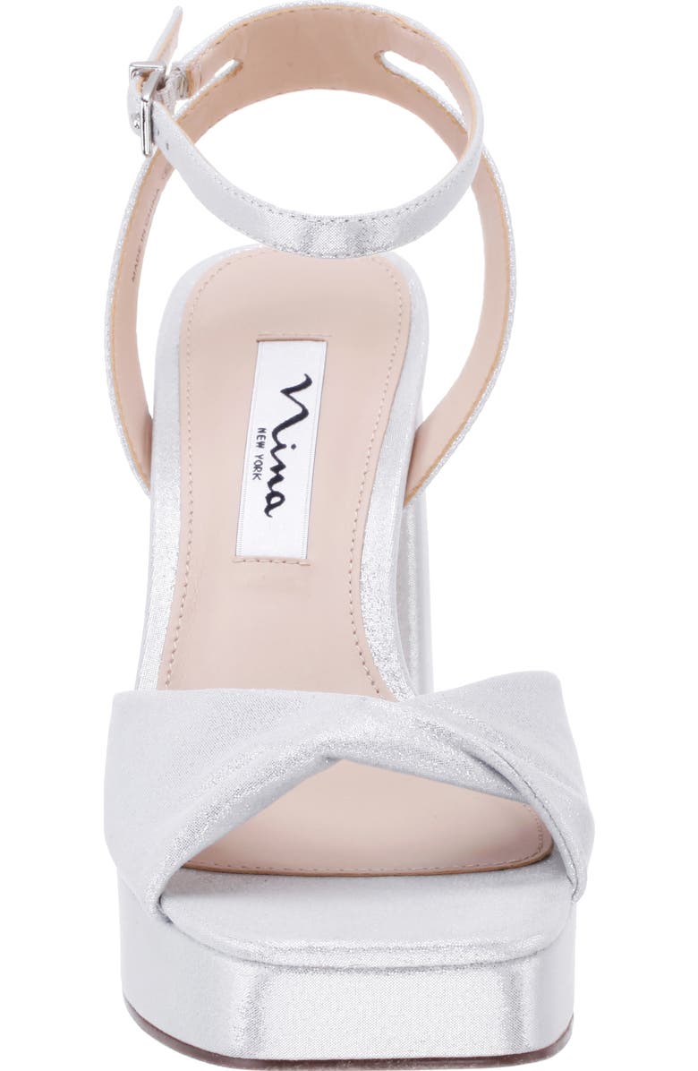 Nina Stacie Sandal, Alternate, color, True Silver