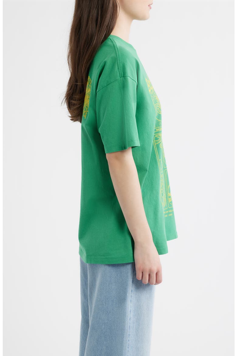 Daily Rituals Organic Cotton Graphic T-Shirt, Alternate, color, GREEN