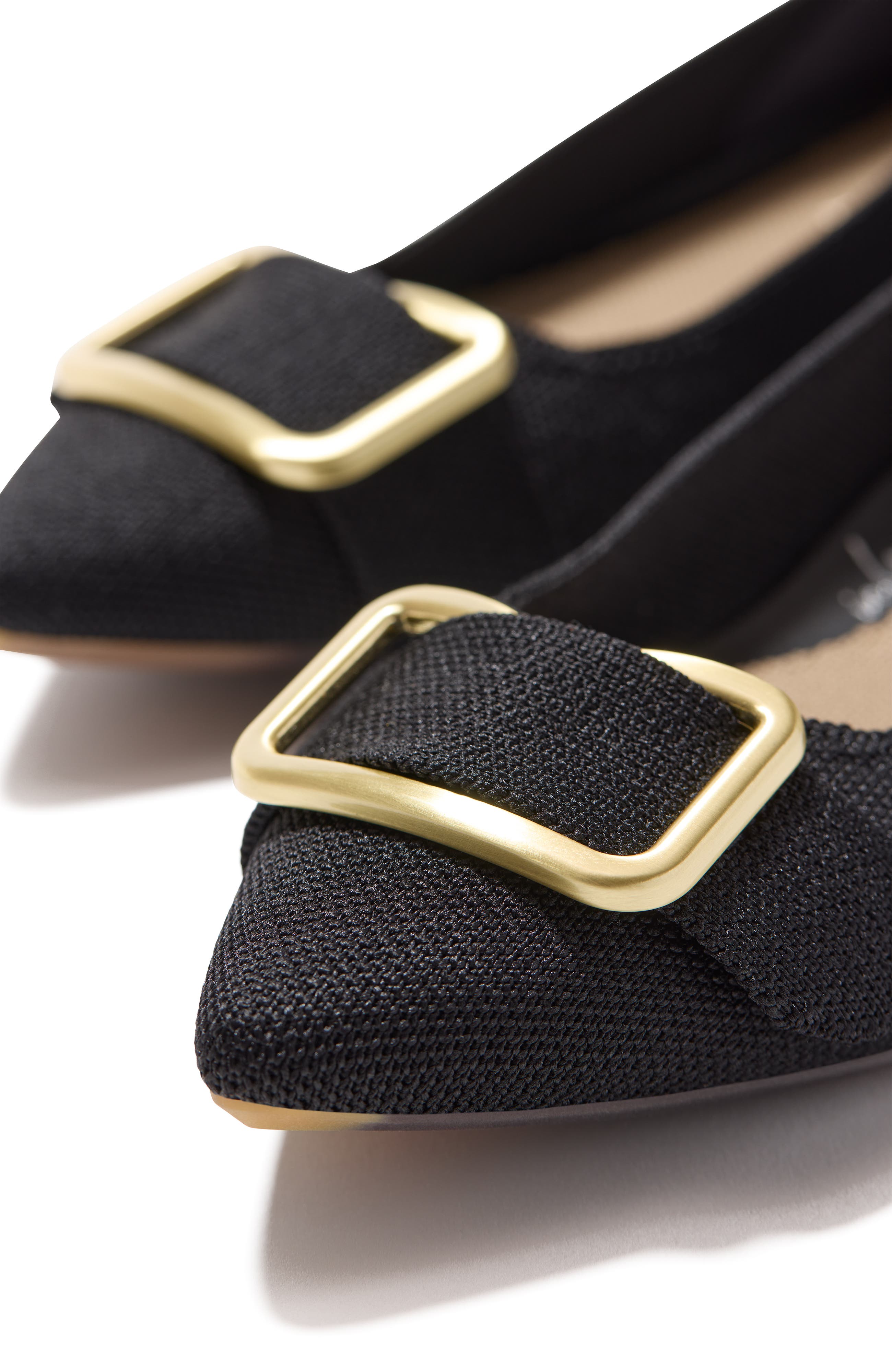 Rothy's The Emblem Point II, Alternate, color, Black