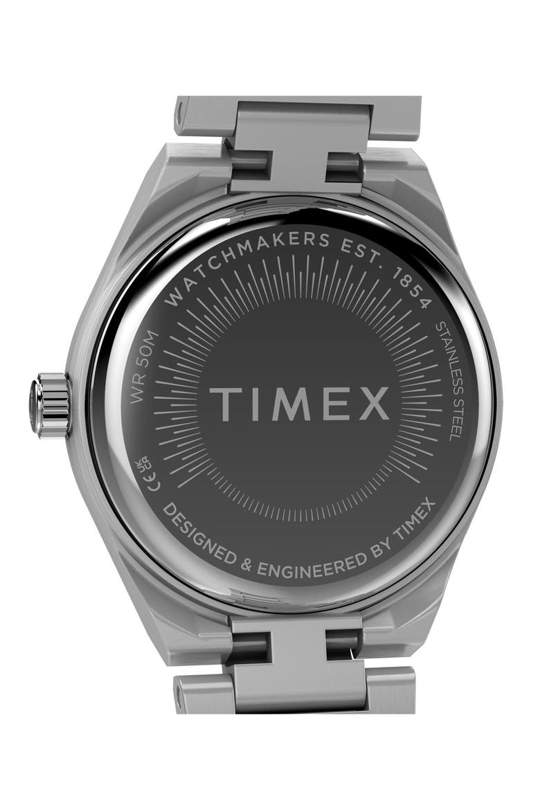 Q Timex® Continental Mini 24mm Stainless Steel Bracelet Watch, Alternate, color, SILVER-TONE