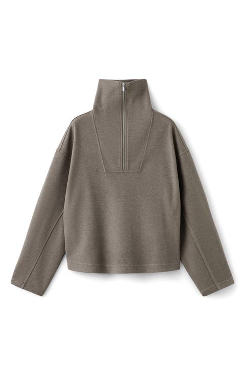 Half Zip Sweatshirt