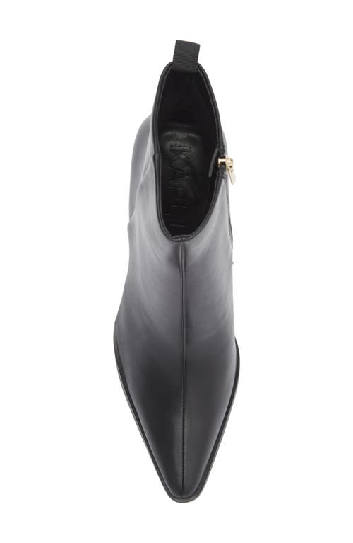 Karl Lagerfeld Paris Kortini Pointed Toe Bootie In Black