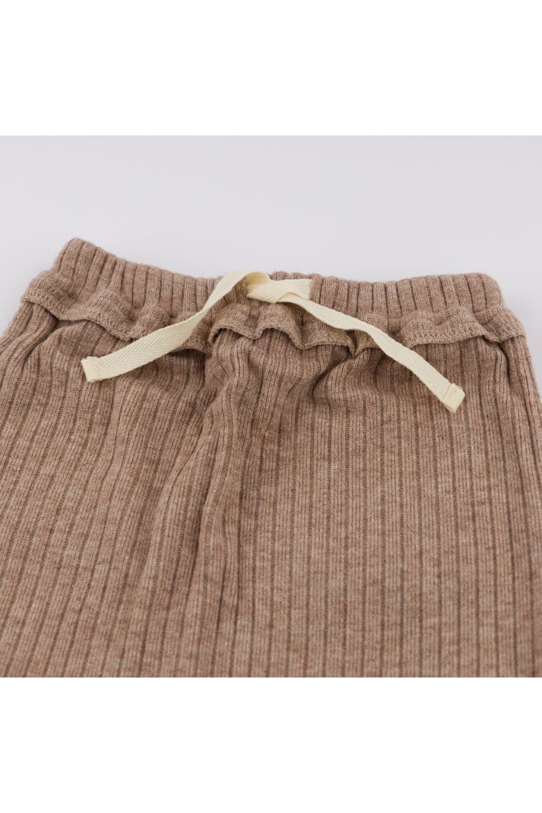 Wide Rib Fuzzy Sweater Knit Brooklyn Jogger, Alternate, color, Mushroom Heather