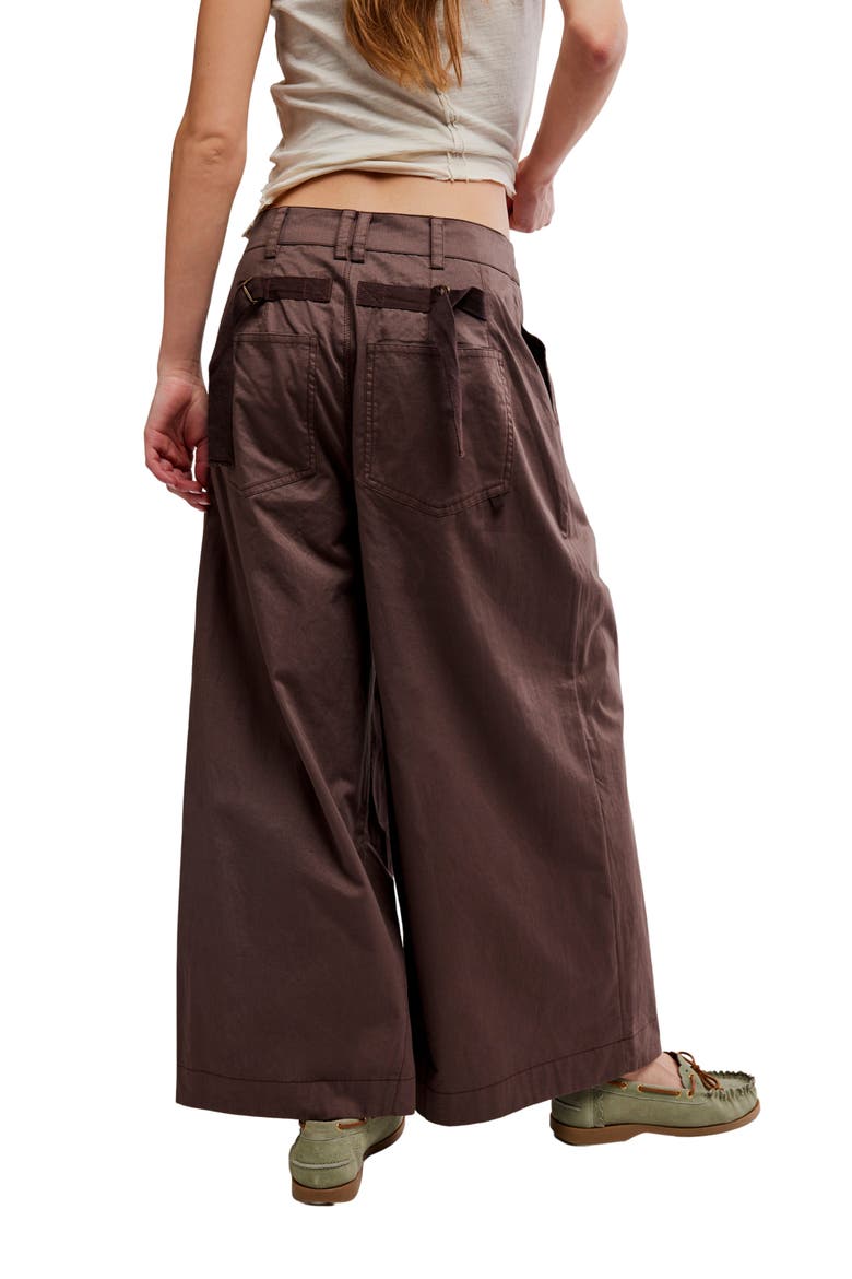Silverlake Wide Leg Chino Pants, Alternate, color, CHOCOLATIER