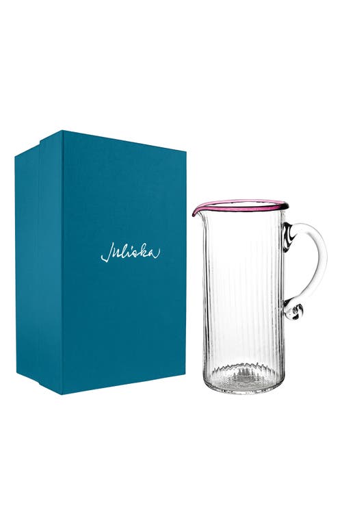 Juliska Nell Pitcher, Watercress In Blush