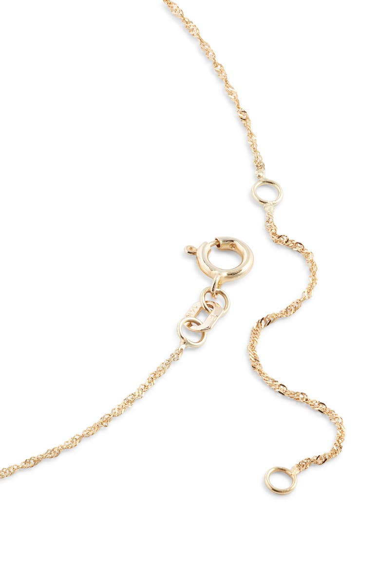 Nordstrom Freshwater Pearl Necklace, Alternate, color, White- 14K Yellow Gold