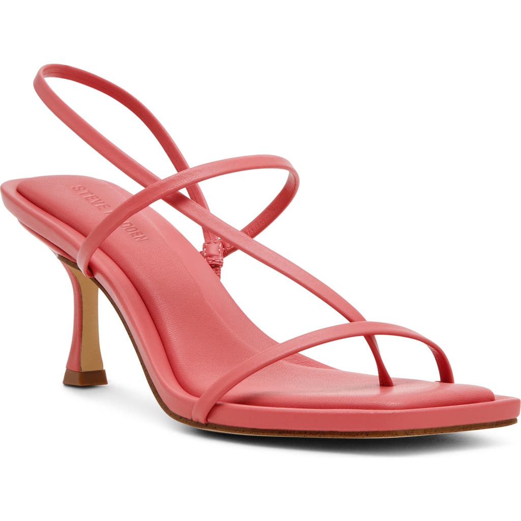 Steve Madden Lock Sandal In Coral