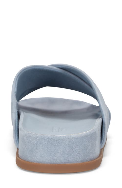 Shop Rockport Leia Slide Sandal In Medium Blue