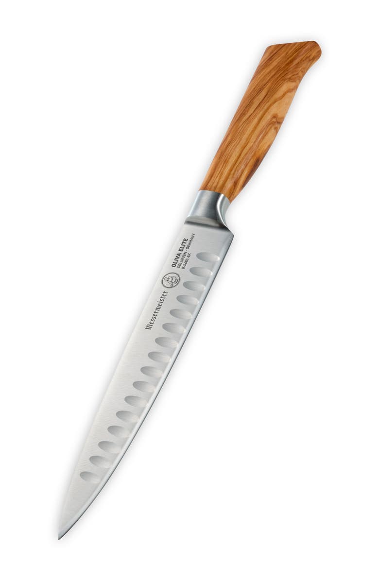 Messermeister Oliva Elite 8 inch Kullenschliff Carving Knife, Alternate, color, Oliva