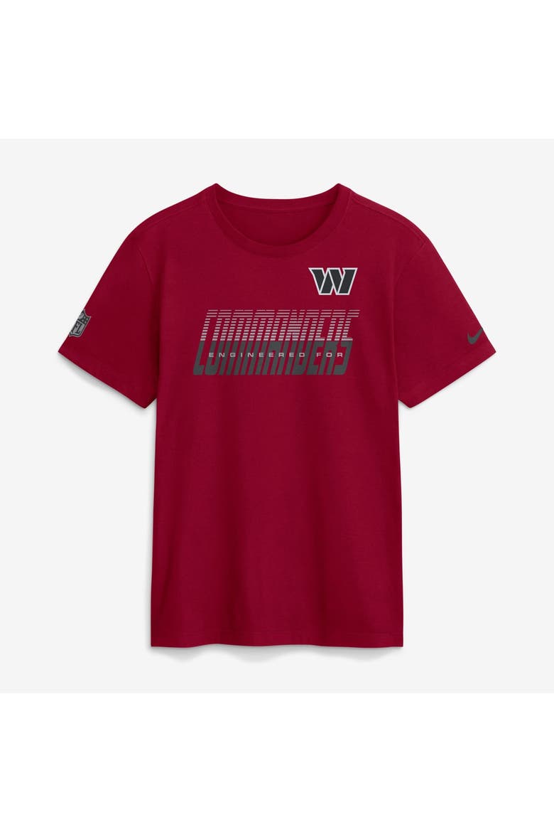 Men's Nike Burgundy Washington Commanders Sideline Dri-FIT T-Shirt, Main, color, Burgundy