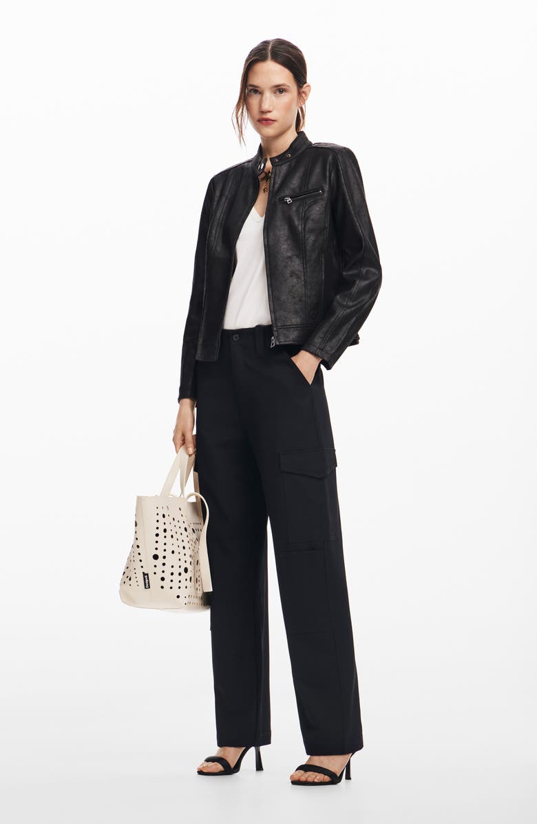 Desigual Volga Straight Leg Cargo Pants, Alternate, color, 