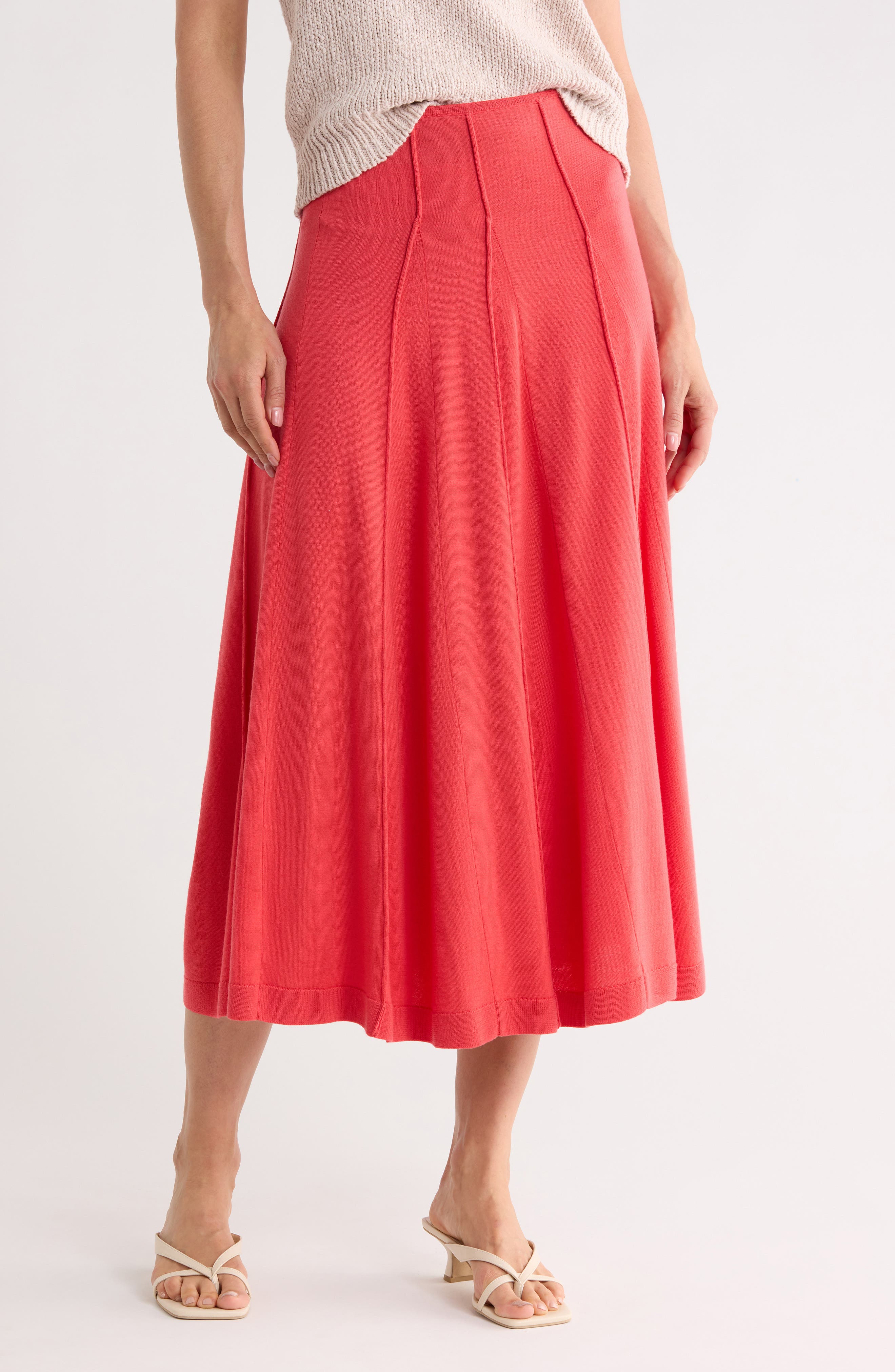 Merino Wool Pull-On Skirt