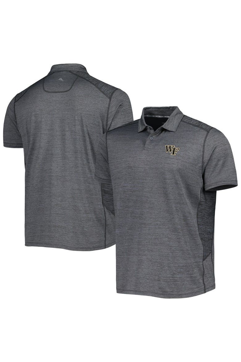 Men's Tommy Bahama Gray Wake Forest Demon Deacons Delray IslandZone Polo, Main, color, Gray