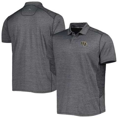Men's Tommy Bahama Gray Wake Forest Demon Deacons Delray IslandZone Polo