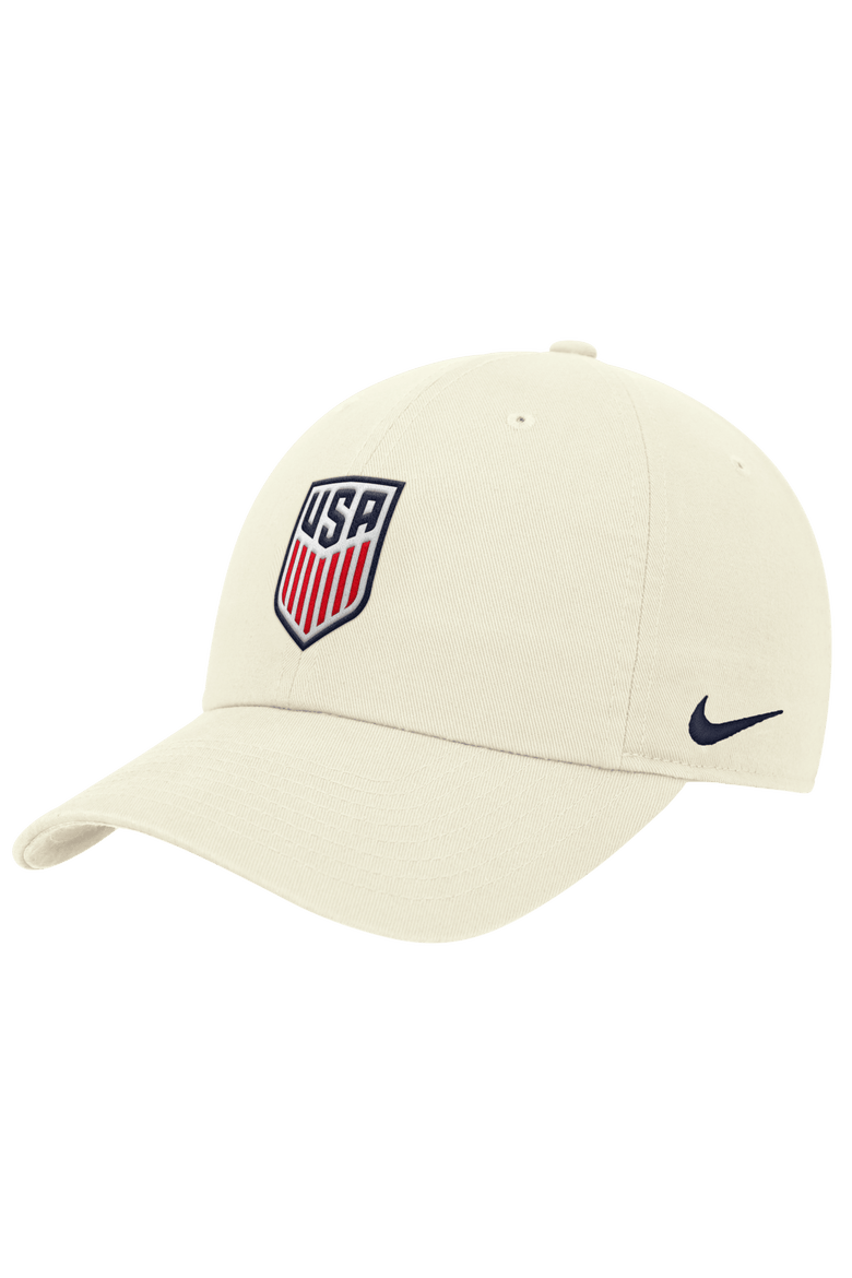 Men's Nike  Cream USMNT Club Adjustable Hat, Main, color, Cream