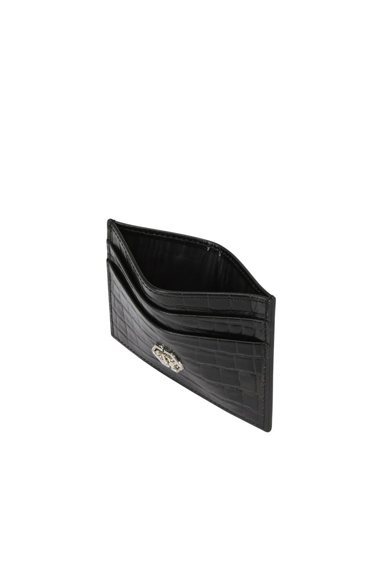 Leather Card Holder Cocco Men, Alternate, color, black
