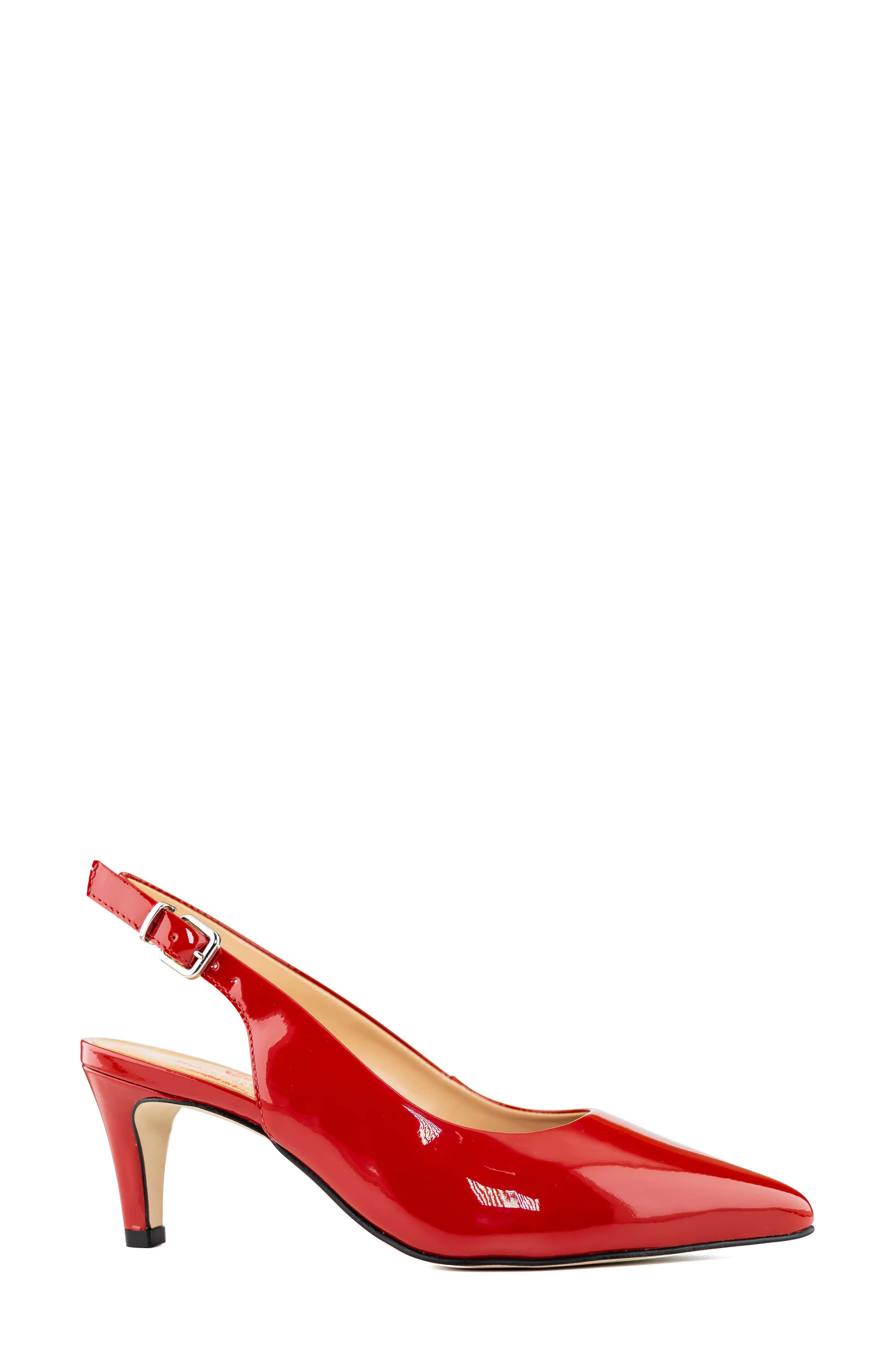 Marc Joseph New York Juliana Patent Leather Slingback Pump, Alternate, color, 