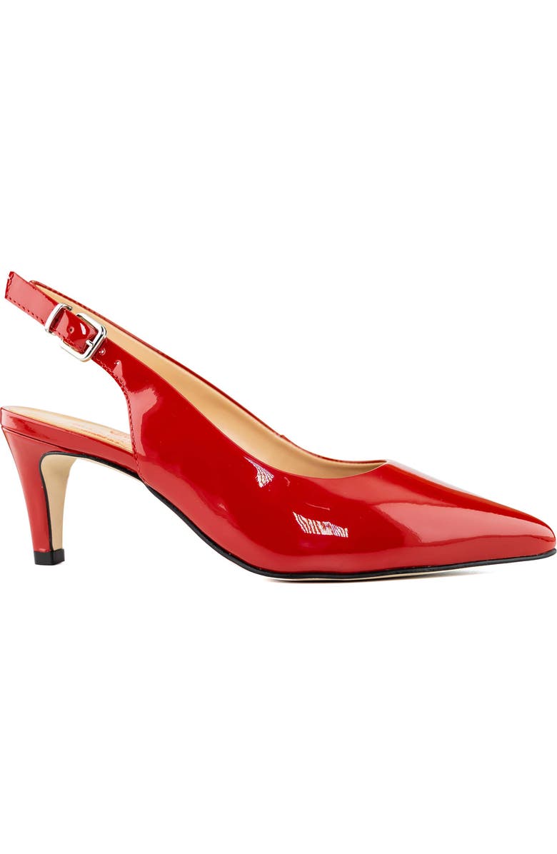 Marc Joseph New York Juliana Patent Leather Slingback Pump, Alternate, color,