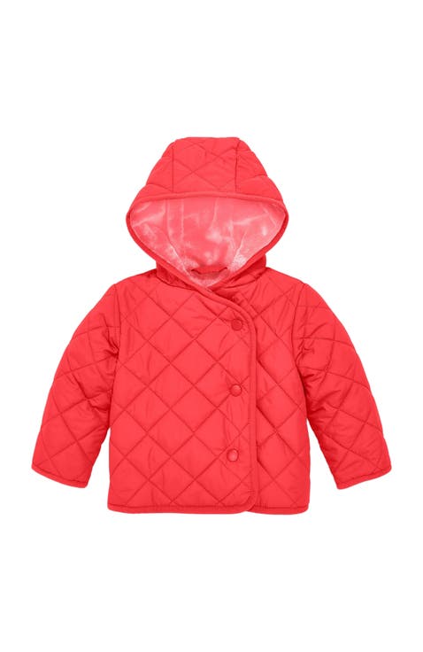 Baby Quilted Fleece-Lined Puffer Jacket