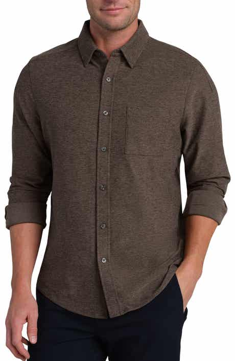 Rhone WFH Knit Button-Up Shirt