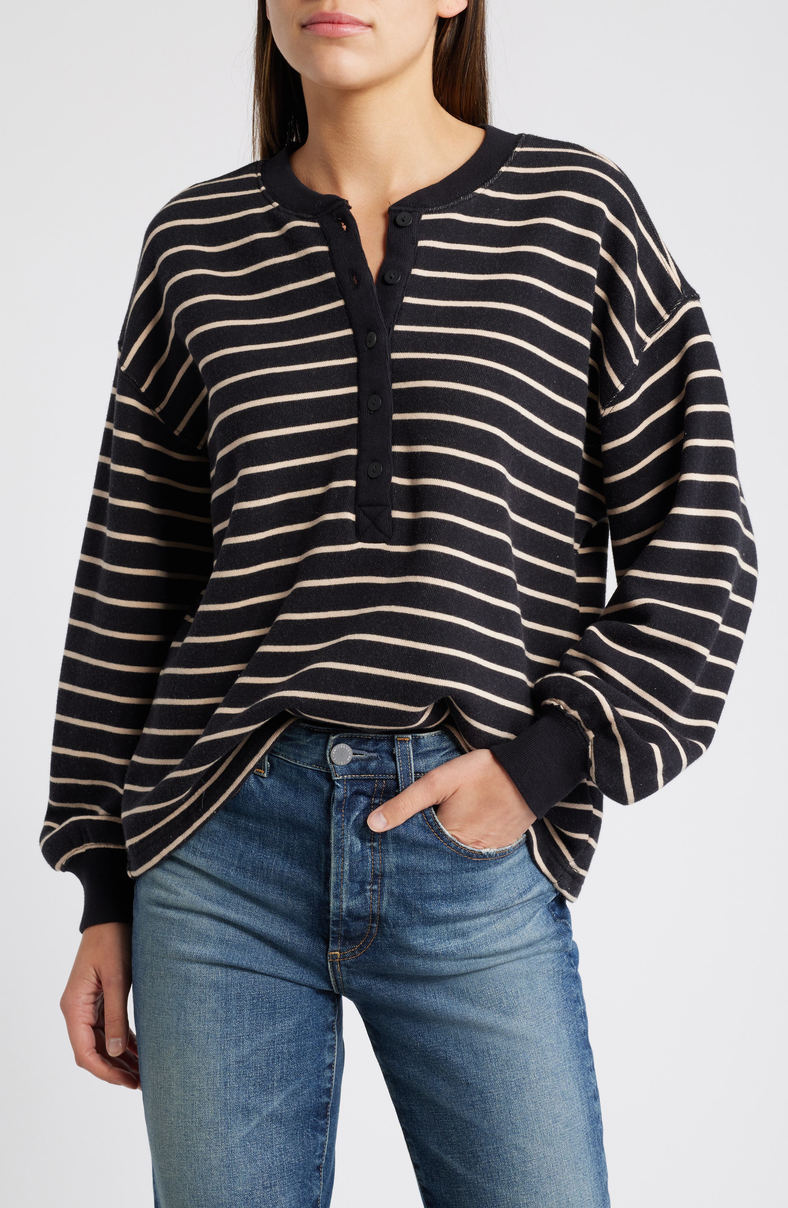 Rails Joan Stripe French Terry Top