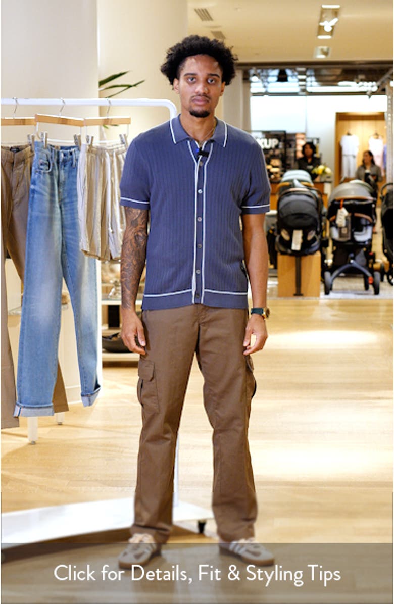 Vernon Knit Short Sleeve Button-Up Shirt, sales video thumbnail