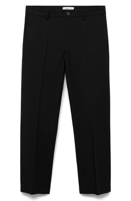 Mango Bologna Slim Fit Stretch Pants In Animal Print