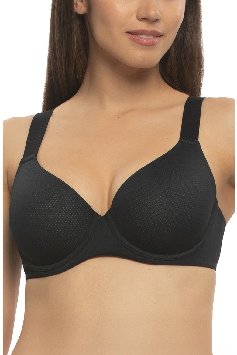 AbsorBRA The All Day T-Shirt Bra, Main, color, BLACK