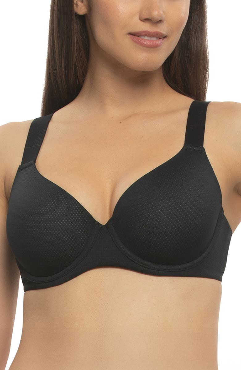Felina AbsorBRA The All Day T-Shirt Bra, Main, color, Black