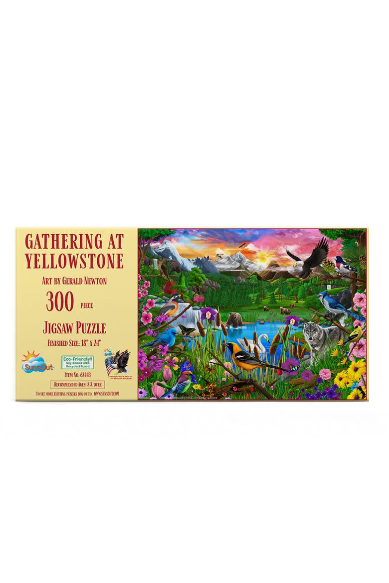 Gathering at Yellowstone 300 piece Jigsaw Puzzle for Adults, Alternate, color, Multicolor