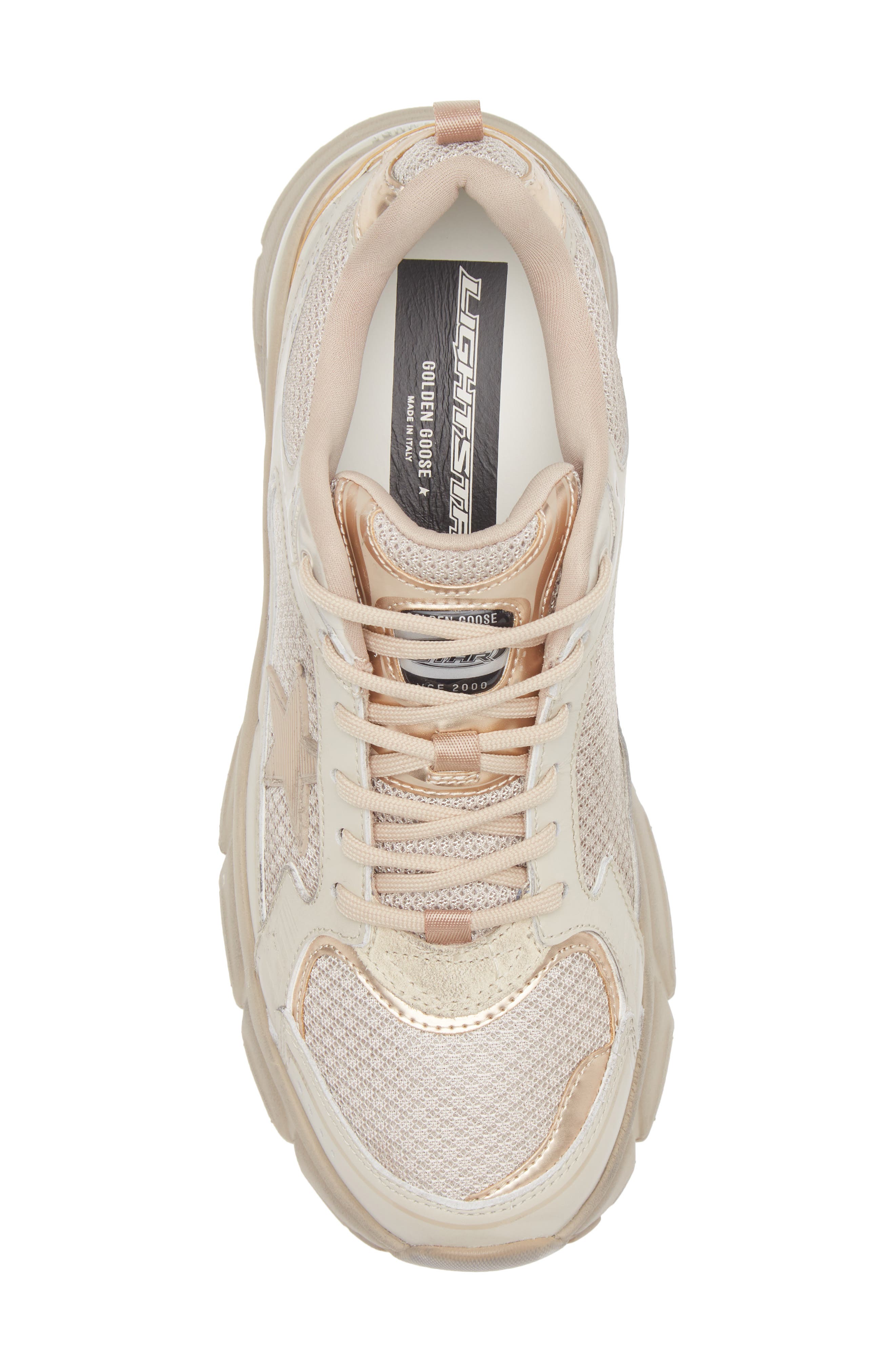 Golden Goose Lightstar Sneaker, Alternate, color, Gray / Taupe